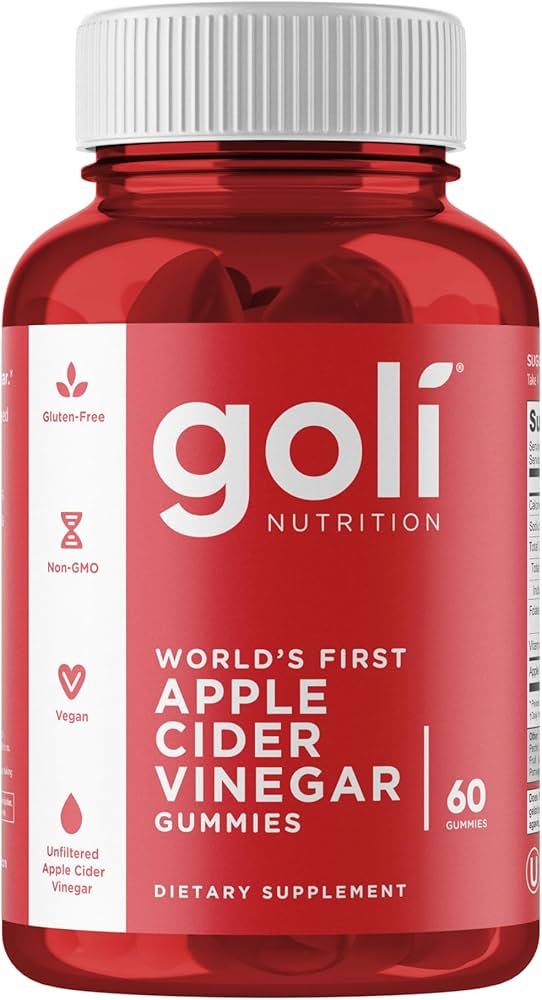 World’s First Apple Cider Vinegar Gummies – Goli Nutrition (60 gomitas)
