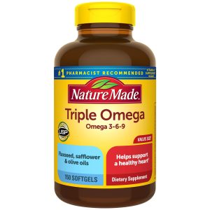 Triple Omega – Nature Made (180 softgels)