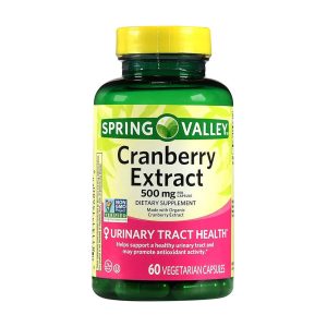 Cranberry Extract 500 mg – Spring Valley (60 cápsulas vegetarianas)