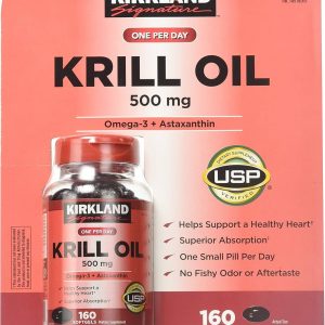 Krill Oil 500 mg – Kirkland Signature (180 softgels)