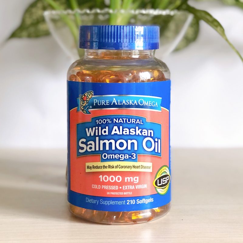 Wild Alaskan Salmon Oil Omega 3 1000mg – Pure Alaska Omega (210 softgels) - Image 2