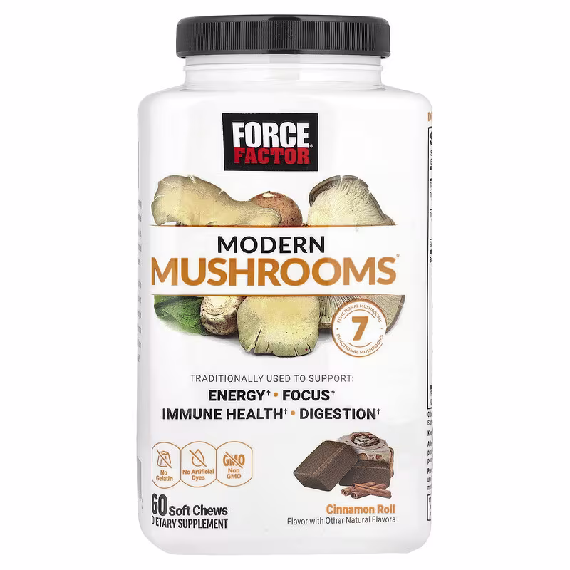 Modern Mushrooms – Force Factor (60 gomitas superfood)
