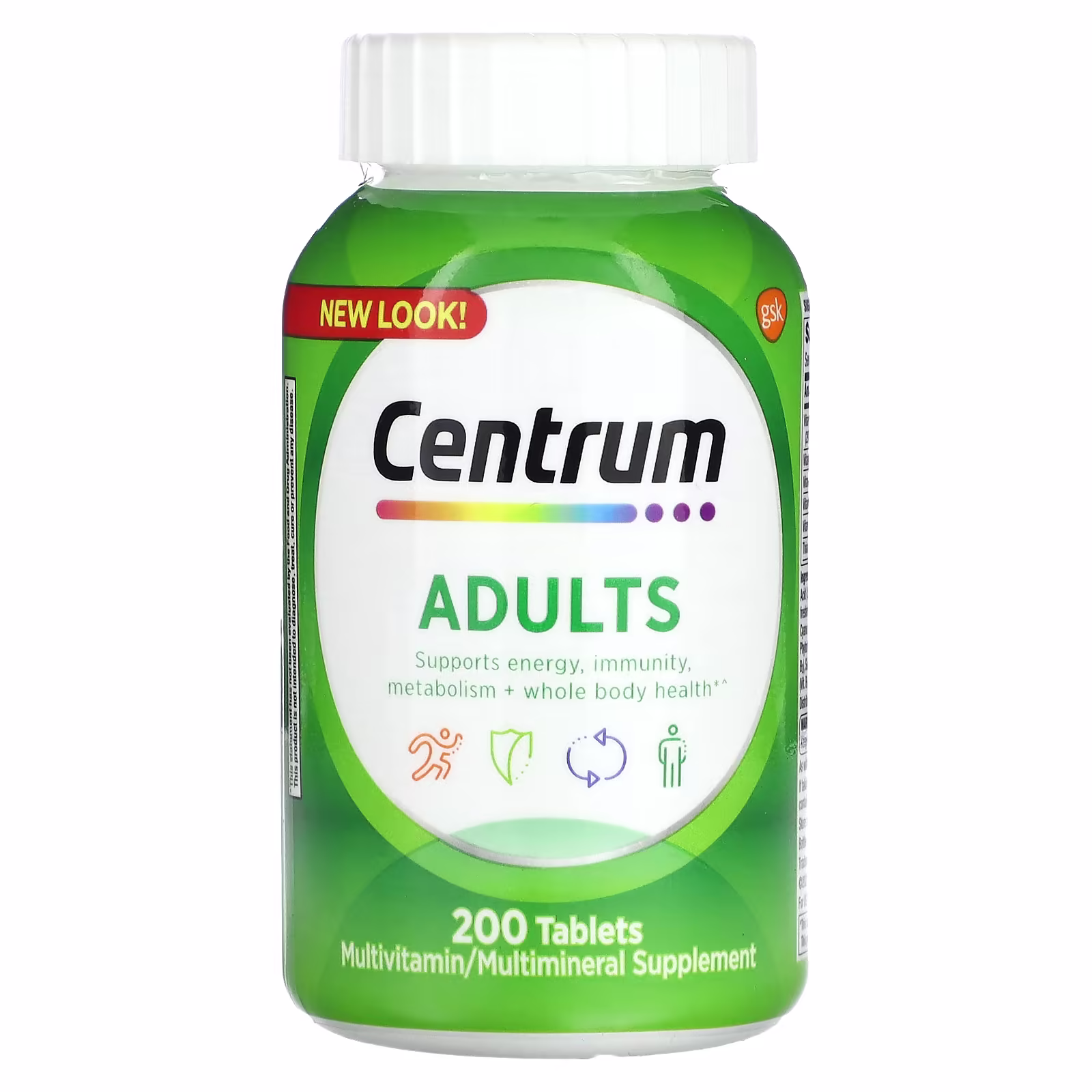Centrum Adults Multivitamin/Multimineral Supplement (200 tabletas)