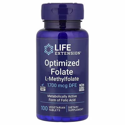 OPTIMIZED FOLTATE 1700MCG 100 TABLETAS
