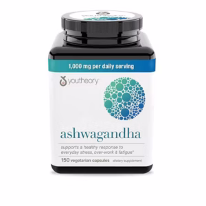 YOUTHEORY ASHWAGANDHA 1000mg 180 vegetarian capsules