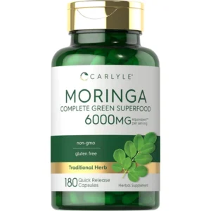 MORINGA COMPLETE GREEN SUPERFOOD 6000 MG 180 Cápsulas