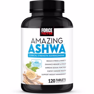 AMAZING ASHWA 1,400mg ASHWAGANDHA 120 TABLETS
