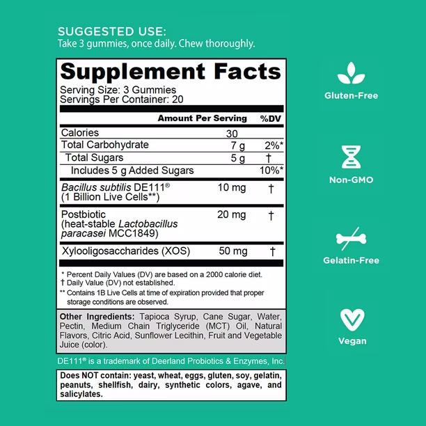 PRE+POST+PROBIOTICS 60 GUMMIES - Image 4