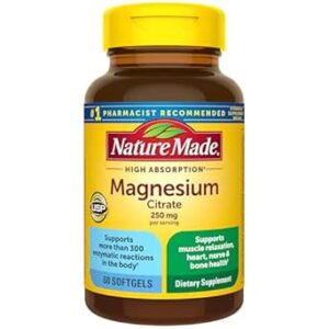 Magnesium Citrate 250 mg 60 softgels