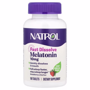FAST DISSOLVE MELATONIN 10 MG 100 TABLETS STRAWBERRY