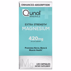 QUNOL EXTRA STRENGTH MAGNESIUM 420MG 120 CAP