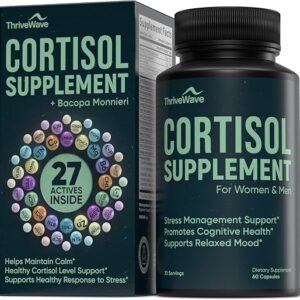 CORTISOL SUPPLEMENT FOR WOMEN AND MEN 60 CAP