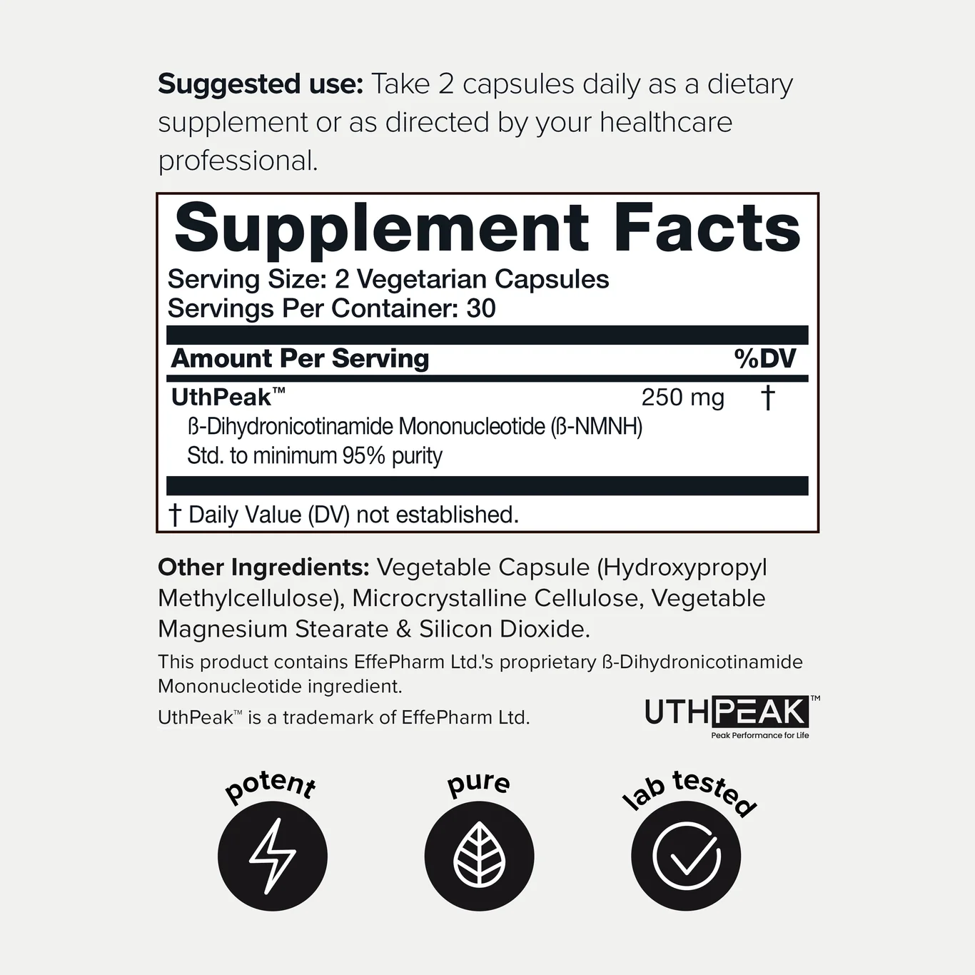 TONIIQ NMNH ULTRA HIGH PURITY 60 CAP - Image 4