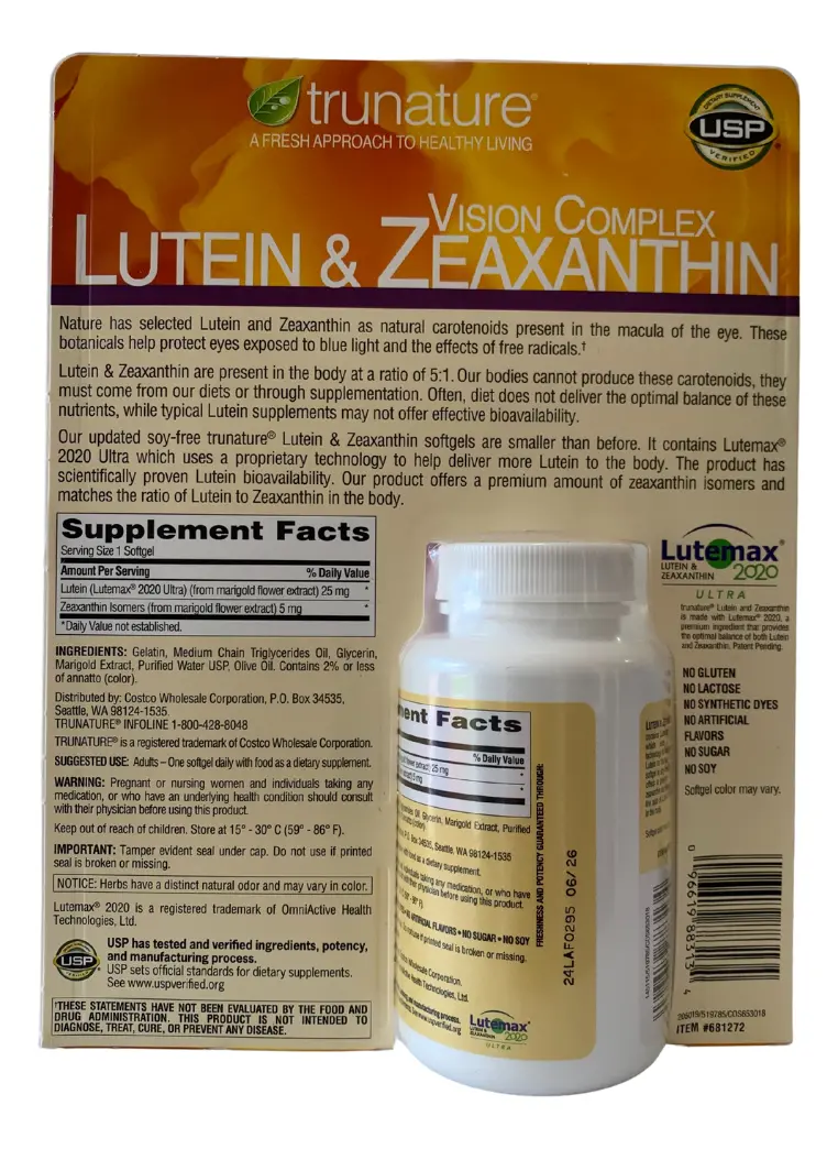 TRUNATURE LUTEIN ZEAXAN 140SFTG - Image 2