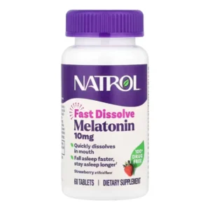 FAST DISSOLVE MELATONIN 10 MG 60 TABLETS STRAWBERRY