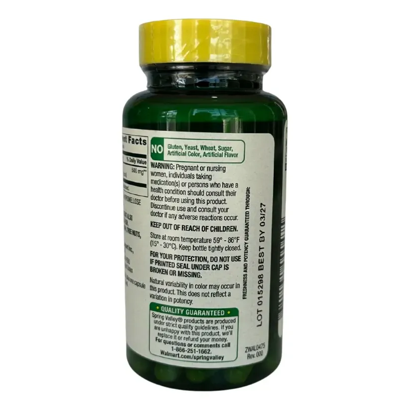 Maca 500mg GENERAL WELLNESS 90 VEGETARIAN CAPSULES - Image 3