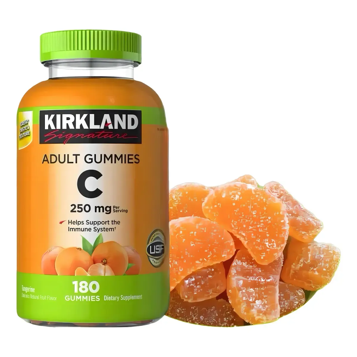 KIRKLAND ADULT GUMMIES C 250MG 180 GUMMIES - Image 2