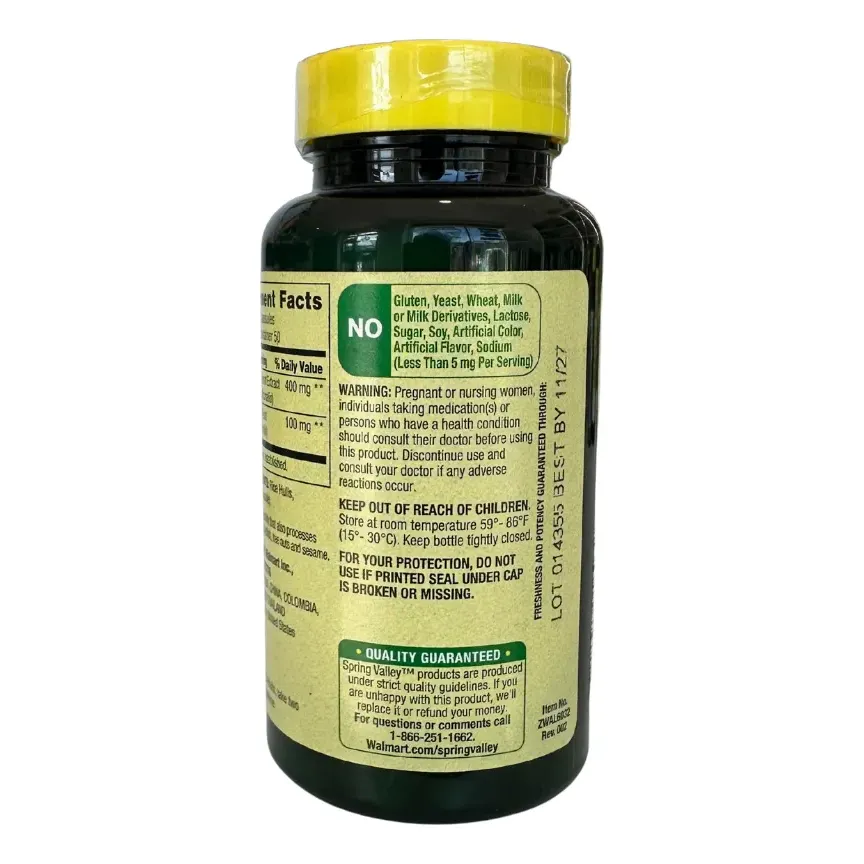 Valerian Root 500gm SLEEP SUPPORT 100 VEGETARIAN CAPSULES - Image 3