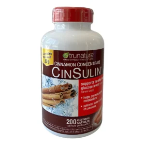 CINNAMON CONCENTRATE TRUNATURE CINSULIN 200CAPS