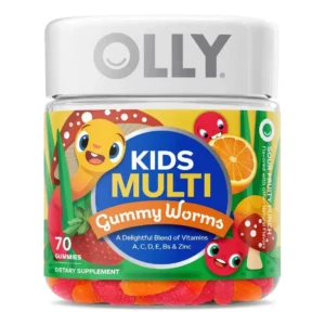 OLLY KIDS MULTI GUMMI WORMS 70 GUMMIES