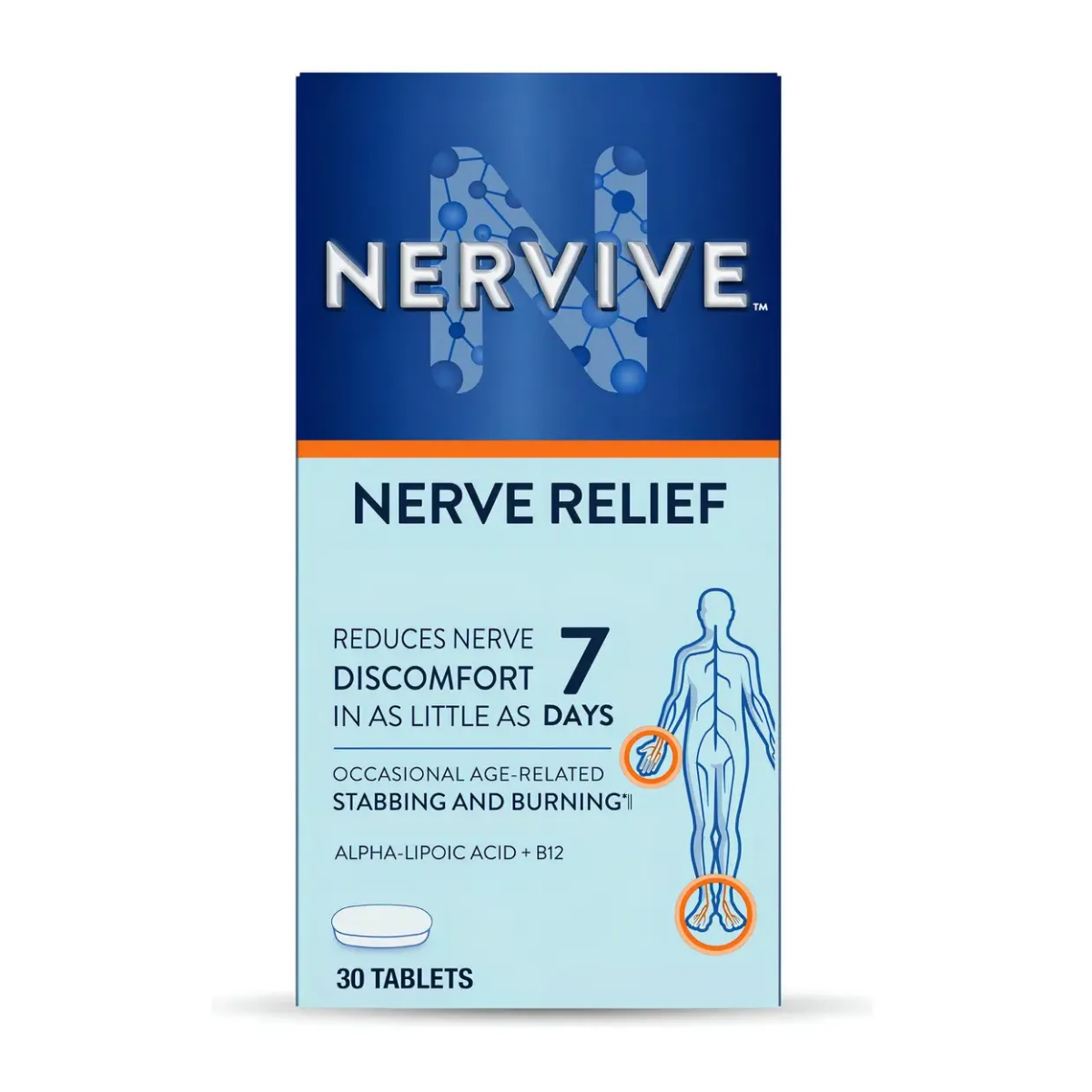 NERVIVE NERVE RELIEF 30 TAB