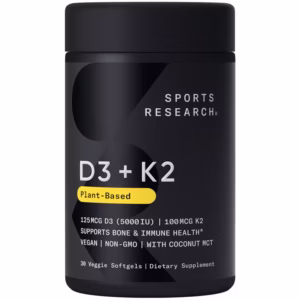 D3 K2 PLANT BASED 30 SOFTGELS