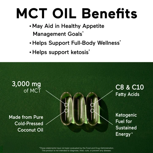 SMARTER NUTRITION MCT OIL 3000 MG 90CÁPSULAS - Image 4