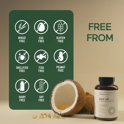 SMARTER NUTRITION MCT OIL 3000 MG 90CÁPSULAS - Image 2