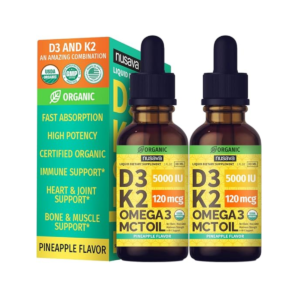 D3 K2 OMEGA 3 MCT OIL 60 SERVINGS PINEAPPLE FLAVOR