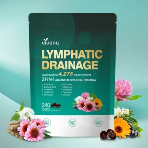 LYMPHATIC DRAINAGE 240 SOFTGELS VIVONU