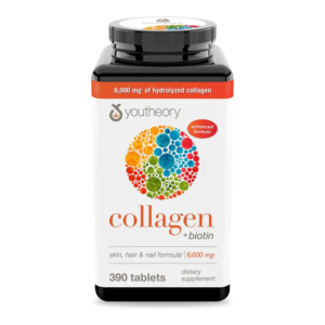 YOUTHEORY COLLAGEN+BIOTIN 390 TAB